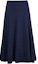 Order MARNI FW22 Minimalist High-Waisted Midi Skirt in Blue GOMA0418A0-UTV902-00B80