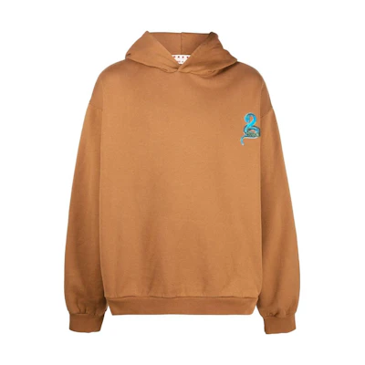 MARNI FW22 Snake Print Oversized Hoodie Blue () FUMU0067P6USCU10PIB80
