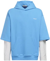 MARNI FW22 Striped Layered Hoodie Long Sleeve Blue FUMU0110QX-UTC164-00B39 MARNI FW22 Striped Layered Hoodie Long Sleeve Blue FUMU0110QX-UTC164-00B39