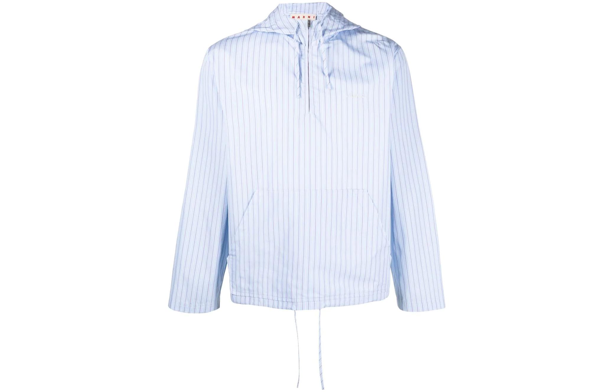 MARNI FW22 Tie-Dye Pullover Hoodie Black Long Sleeve Sweater FUMU0093XX-CCV17