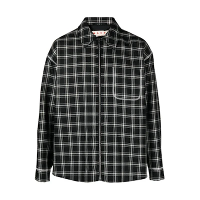 MARNI FW23 Geometric Pattern Hoodie Black 23AFUMU0067Q2-UTC269-00N99