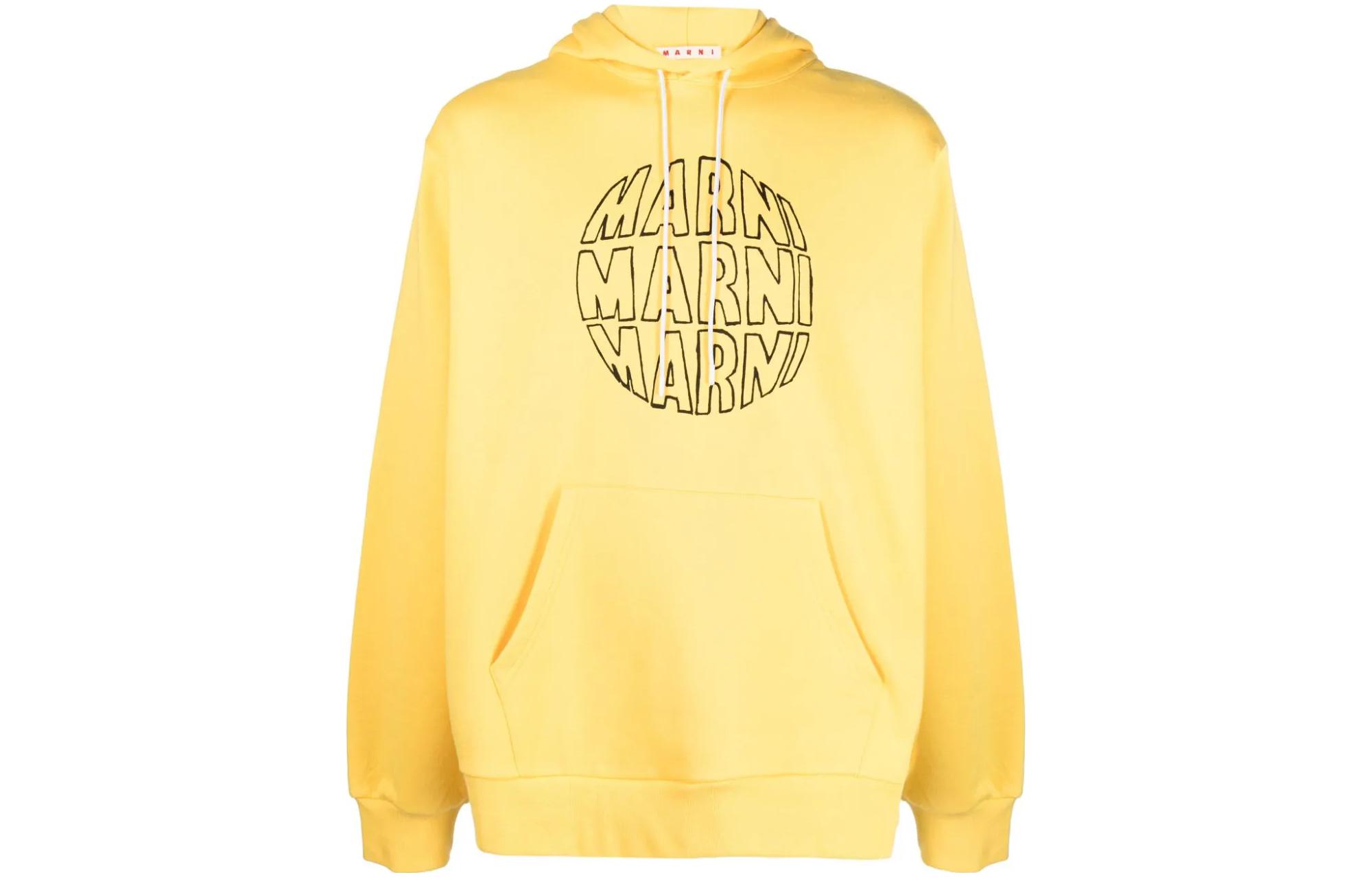 MARNI FW23 Solid Color Pullover Sweatshirt White FUMU0067PC-USCV38-H1W03