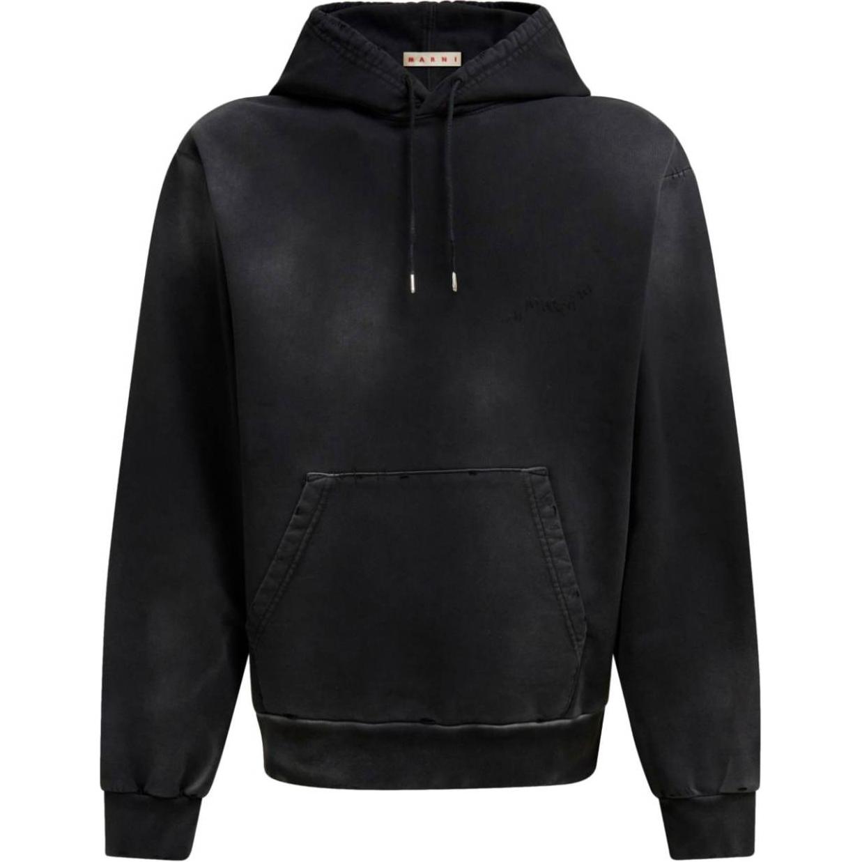 MARNI FW24 Blue Solid Color Button-Up Long-Sleeve Jacket TUMU0090U1UTWA22-00B81