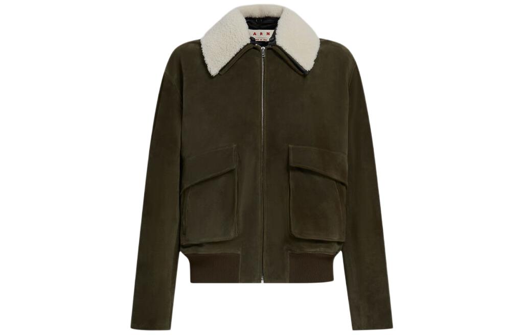 MARNI Grey Crewneck Sweatshirt with Letter Logo Long Sleeves FUMU0074X1-UTC397-00N15