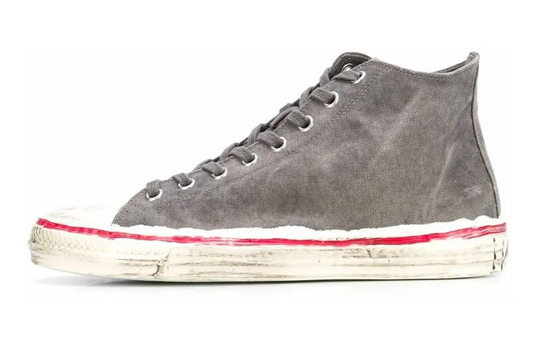 Marni High-Top Canvas Sneakers 'Grey Denim'