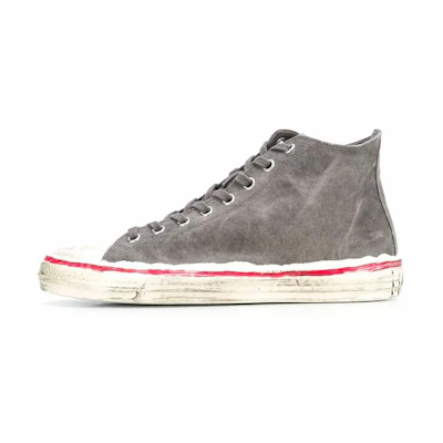 Marni High-Top Canvas Sneakers 'Grey Denim'