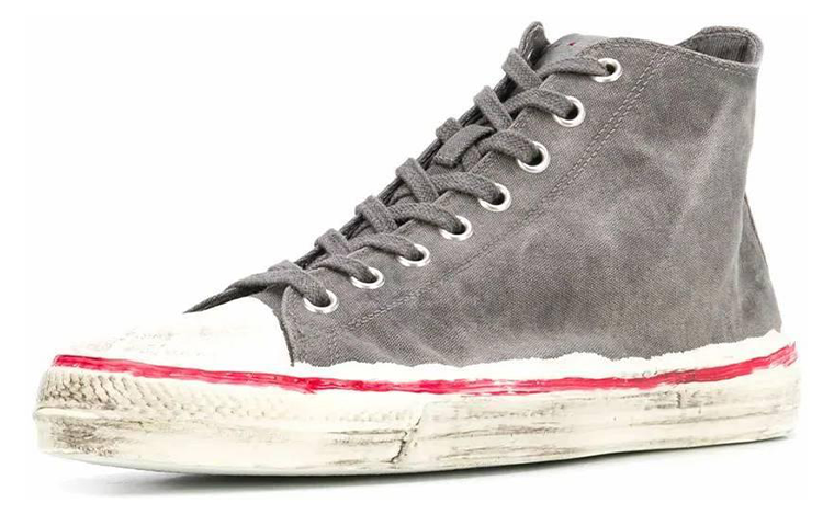 Marni High-Top Canvas Sneakers 'Grey Denim' 圖 2