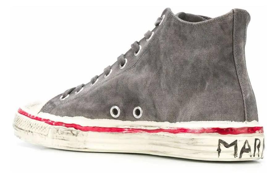 Marni High-Top Canvas Sneakers 'Grey Denim' 圖 3