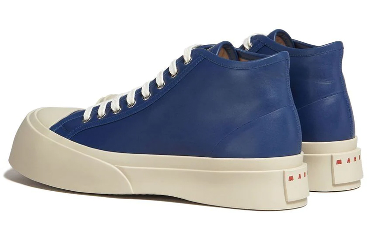 Marni High-Top Leather Sneaker 'Blue Fashion' 圖 3