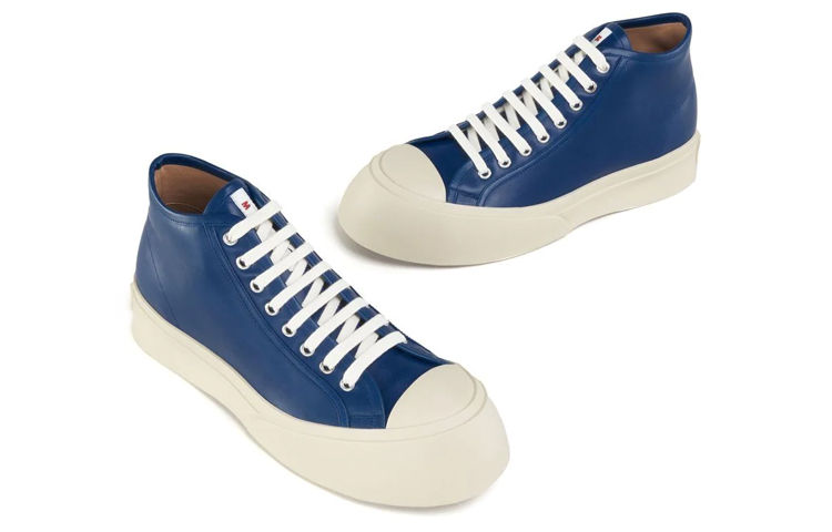 Marni High-Top Leather Sneaker 'Blue Fashion' 圖 4