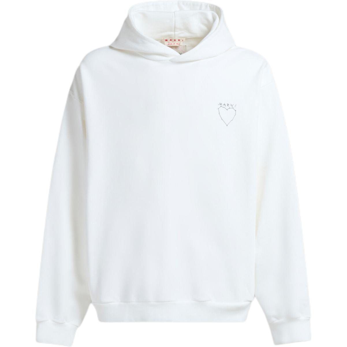 MARNI Layered Zip-Up Hooded Jacket Army Green FUMU0047QS-UTC022-Y4503