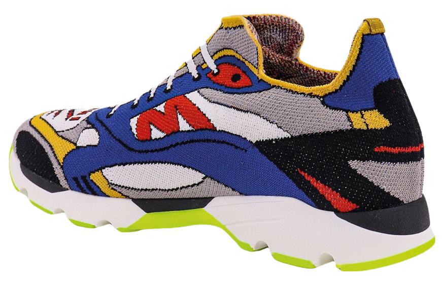 Shop マルニ ニットスニーカー マルチカラー SNZU014701-P5863-ZO626