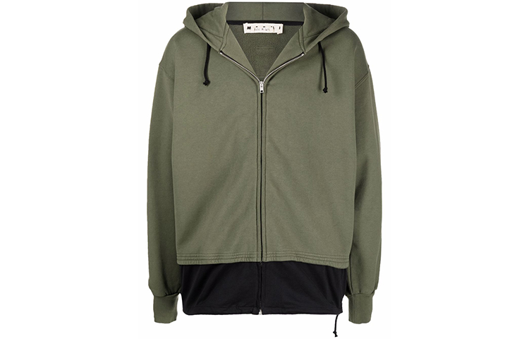 Marni Leaf Green All-Over Print Button-Up Jacket for Men JUMU0145W1-UTP753