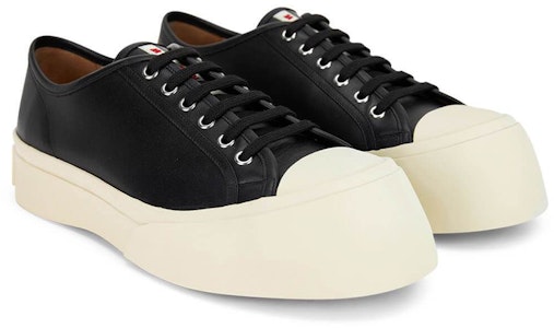 Marni 黑色 Pablo 皮革系带休闲鞋 SNZU002002-P2722-ZL754 Shop Marni 黑色 Pablo 皮革系带休闲鞋 SNZU002002-P2722-ZL754