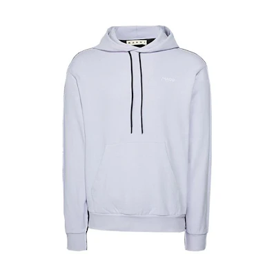 MARNI Logo Applique Drop Shoulder Sweatshirt Light Blue (Menswear) FUMU0137X0UTC397-BLUE