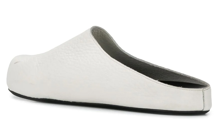 Marni Logo Flat Slide 'White Leather' 圖 4