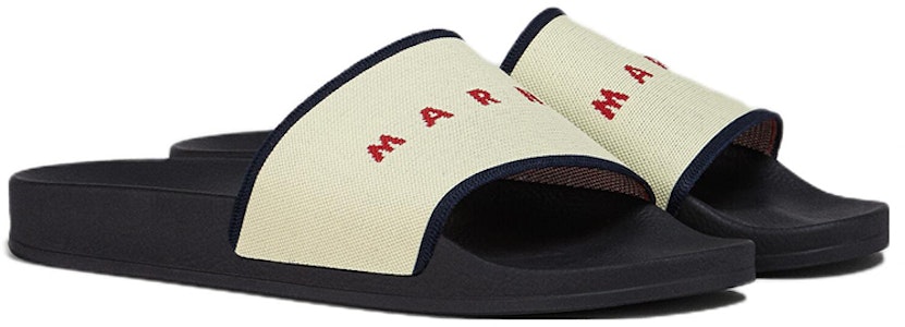 Sandal Karet Jacquard Logo Marni 'Beige Black' SAMR003202P4547ZO101 Order Sandal Karet Jacquard Logo Marni 'Beige Black' SAMR003202P4547ZO101