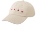 Buy MARNI Logo Organic Cotton Twill Baseball Cap Unisex White CLZC0108S0UTC31100W06
