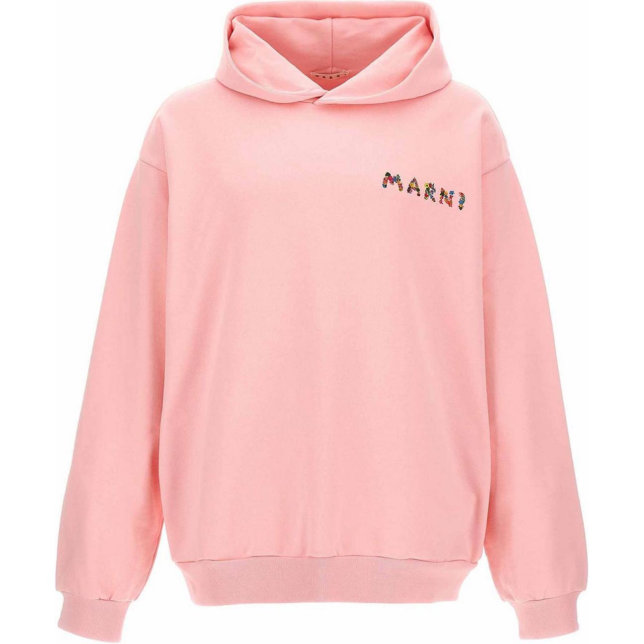 MARNI Logo Patch Loose Pullover Sweatshirt Men’s Cobalt Blue FUMU0127X0-UTC269-00B58