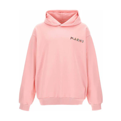 MARNI Logo Patch Loose Pullover Sweatshirt Men’s Cobalt Blue FUMU0127X0-UTC269-00B58
