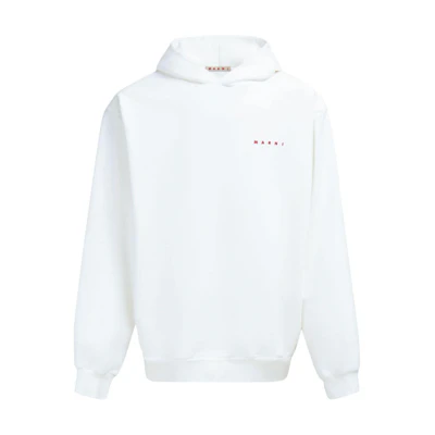 MARNI Logo Printed Pastel Pink Pullover Sweatshirt Unisex FUMU0067P7-USCU35-LMC03