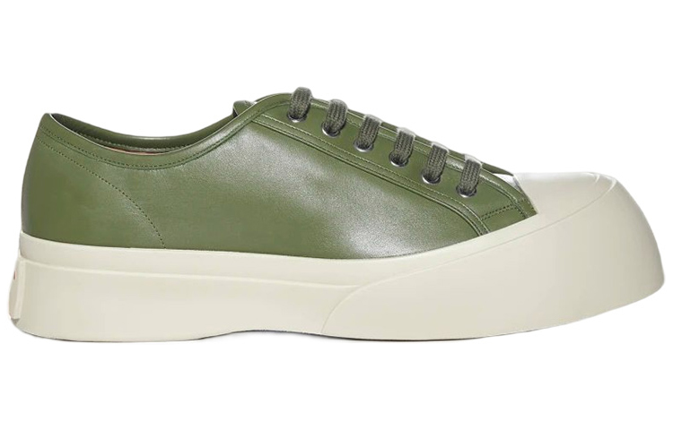 Marni Low Top Fashion Sneaker 'Green Leather' 圖 2