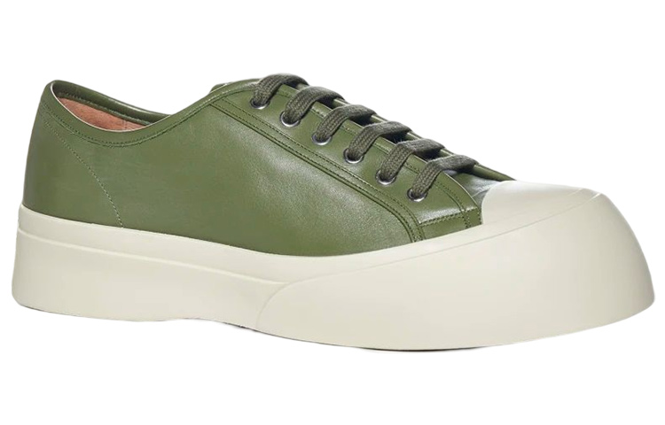 Marni Low Top Fashion Sneaker 'Green Leather' 圖 3