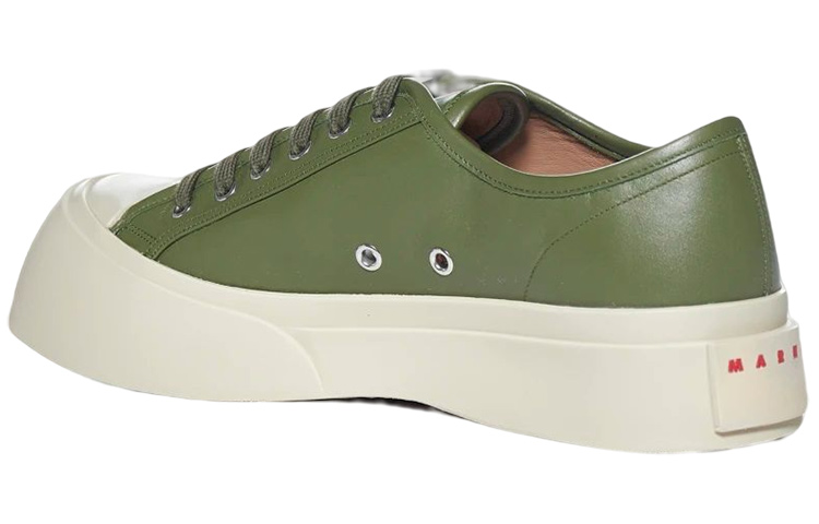 Marni Low Top Fashion Sneaker 'Green Leather' 圖 5