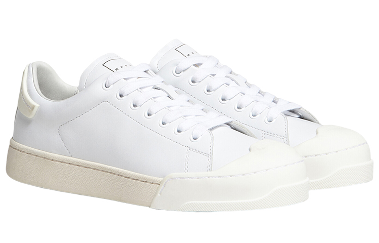 Marni Low Top Leather Sneakers 'White Fashion' 圖 2