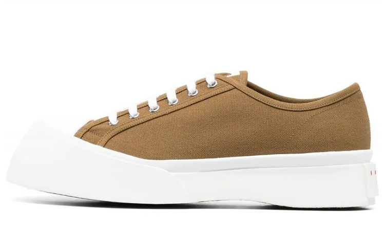 Marni Low Top Platform Sneaker 'Olive Green' SNZU002002P357100V40