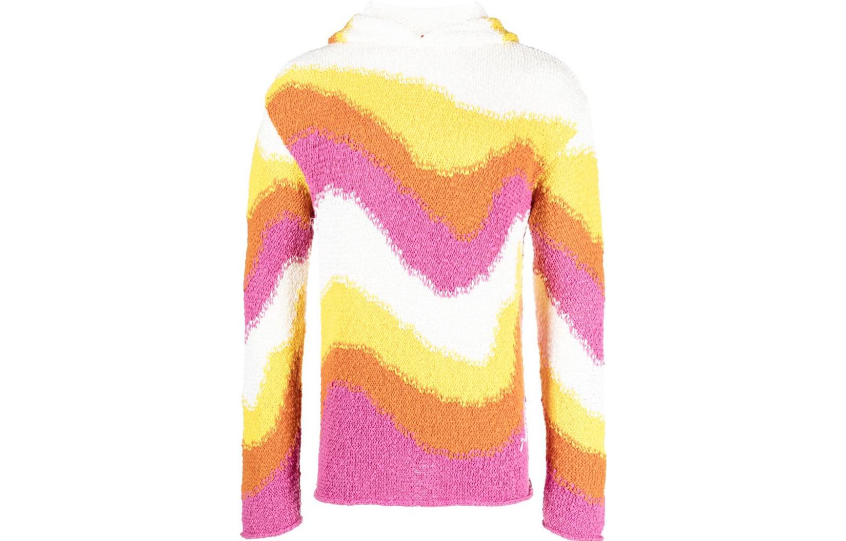 MARNI Multicolor Striped Logo Print Jacket for Men JUMY0040QWULV866K00W01