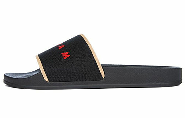 Marni Open Toe Flat Slides 'Black Fashion' SAMR003202P4547ZO421