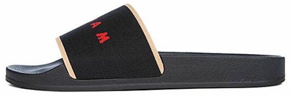 Marni Open Toe Flat Slides 'Black Fashion' SAMR003202P4547ZO421 Marni Open Toe Flat Slides 'Black Fashion' SAMR003202P4547ZO421