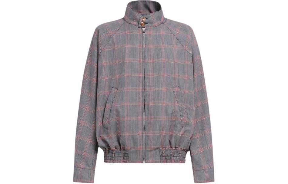 Marni Orange Letter Print Collared Long-Sleeve Jacket 1121033M14049