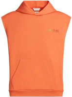 MARNI Orange Sleeveless Hoodie with Letter Print FUMU0120PX-USCV20-MWR17 MARNI Orange Sleeveless Hoodie with Letter Print FUMU0120PX-USCV20-MWR17