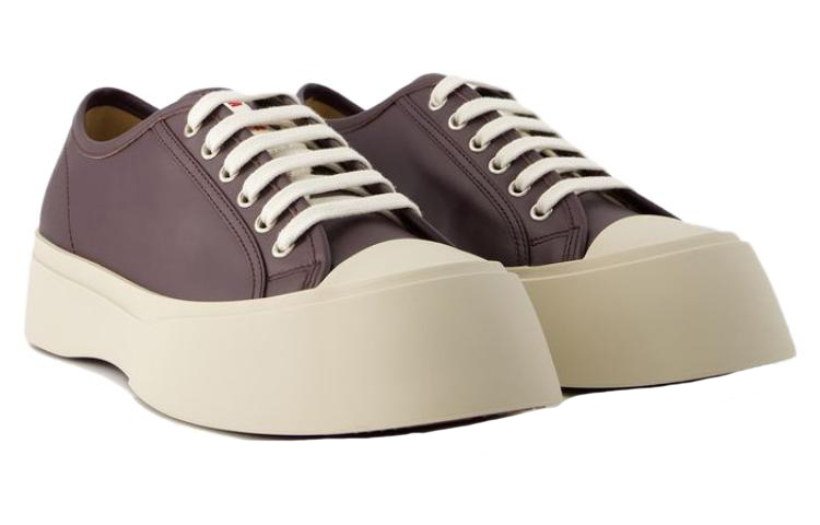 Marni Pablo 'Brown Leather Low Top' 圖 2