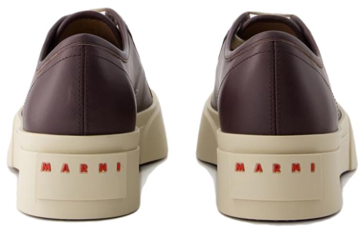 Marni Pablo 'Brown Leather Low Top' 圖 4