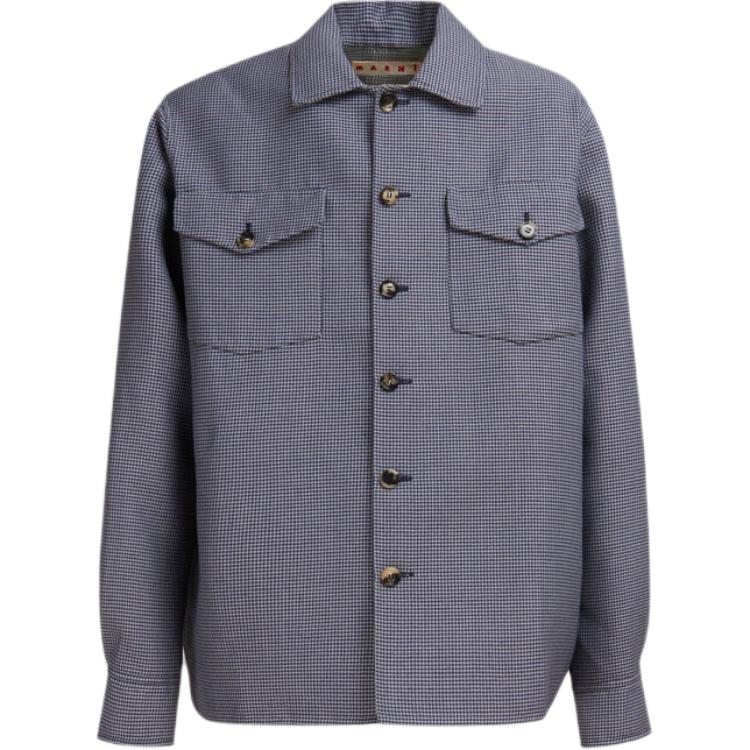 MARNI Plaid Color-Block Zip-Up Sweatshirt Yellow FUMU0098LSUTV879JQR21