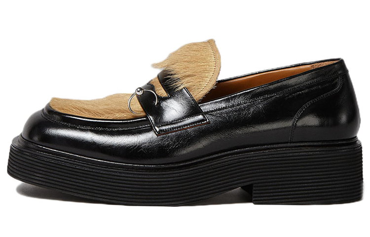 Marni Platform Derby 'Black Beige' MOMR004403P5296Z0621