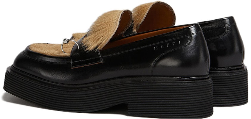 Marni Platform Derby 'Black Beige' MOMR004403P5296Z0621 Shop Marni Platform Derby 'Black Beige' MOMR004403P5296Z0621