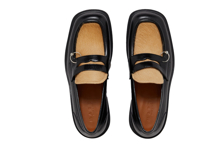 Purchase Marni Plataforma Derby 'Negro Beige' MOMR004403P5296Z0621