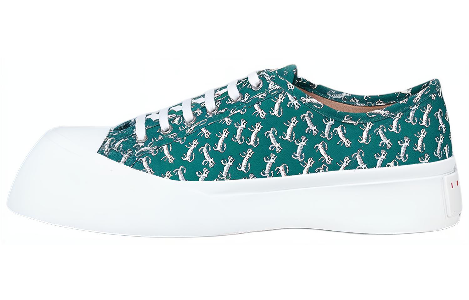 Marni Platform White Green 'Chinese New Year Tiger' SNZU010602P458500V89
