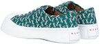 Shop Marni Platform Putih Hijau 'Tahun Baru Cina Harimau' SNZU010602P458500V89