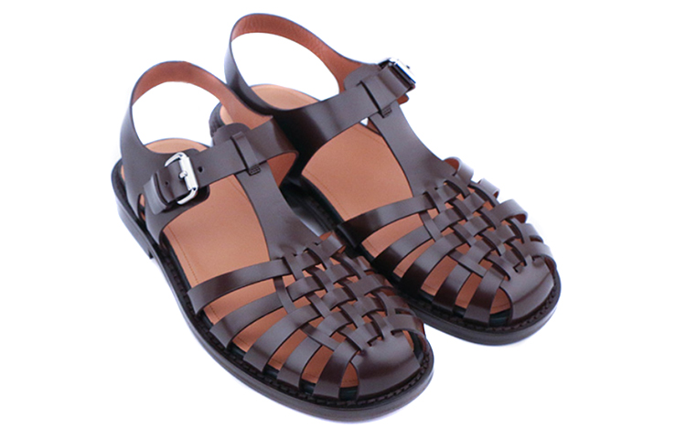 Lookbook Marni Roma Sandal 'Brown Black' SAMR000302P325100M53