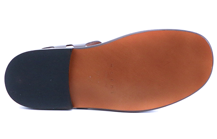 Details for Marni Roma Sandal 'Brown Black' SAMR000302P325100M53