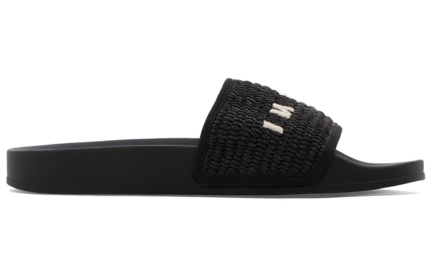 Order Marni Slide 'Braided Raffia - Black' SAMR003702-P3860-00N99