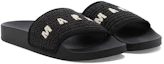 Lookbook Marni Slide 'Braided Raffia - Black' SAMR003702-P3860-00N99