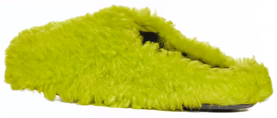 Marni Slip-On 'Green Shearling' SBMR000600LM07100V07 Shop Marni Slip-On 'Green Shearling' SBMR000600LM07100V07