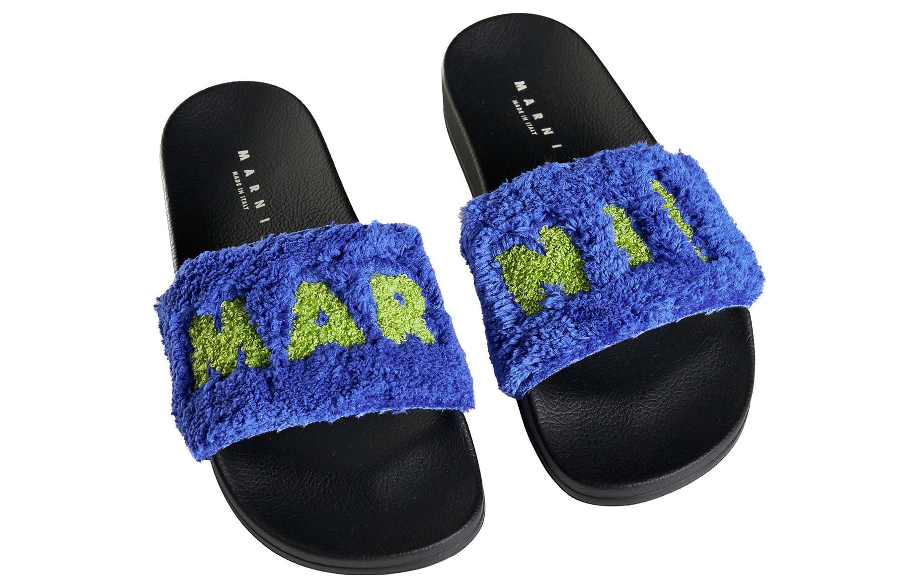 Marni Slip-On Round Toe Fashion Slide 'Blue' 圖 3