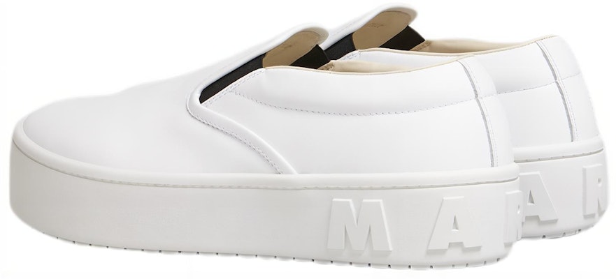 Marni Slip-On Sneaker 'White Calf Leather' SNZU009603P272200W01 Lookbook Marni Slip-On Sneaker 'White Calf Leather' SNZU009603P272200W01